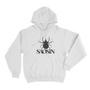 Saosin Logo Unisex Hoodie White