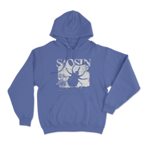 Vintage Saosin Beetle Unisex Hoodie Blue