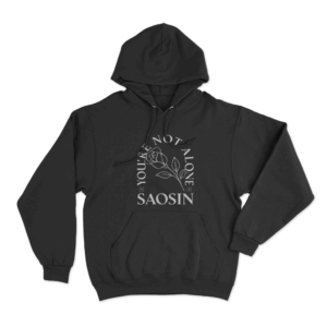 Youre Not Alone Unisex Hoodie Black